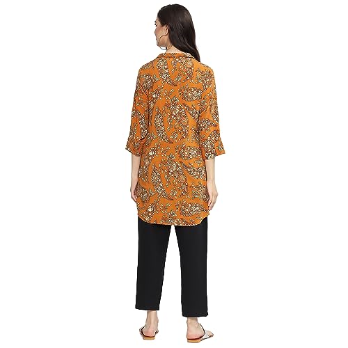 Image of BIBA Women's Printed Regular Fit Blouse