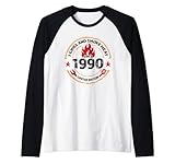 Photo Gallery i grill e fumo carne dal 1990 32 anni 32° compleanno maglia con maniche raglan Photo Gallery i grill e fumo carne dal 1990 32 anni 32° compleanno maglia con maniche raglan