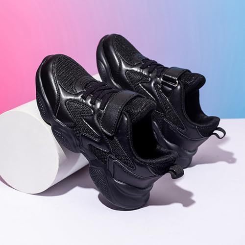 Baskets de course en maille pour garçon, chaussures de sport légères à scratch - 4