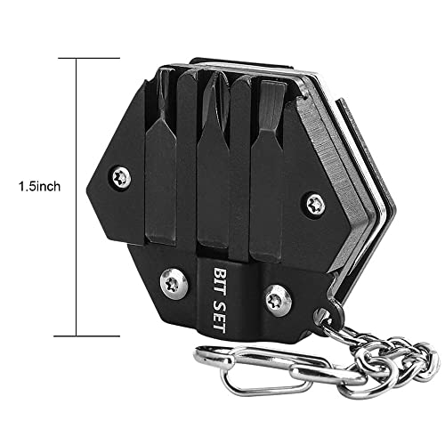 Multitool With Key Chain, Upgraded 14 In 1 Stainless Steel Mini Edc Coin-Shape Bicycle Repair Outdoor Camping Pocket Tool Combining Ruler Allen Wrench Screwdriver And More #TOP1
