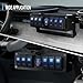 Joinfworld 6 Gang Rocker Switch Box Waterproof 12V SPST ON/Off lED Light Bar Switch Panel with Dual USB Outlet PD3.0 & QC3.0 Car USB Port for Boat Marine Automotive Car Truck RV UTV