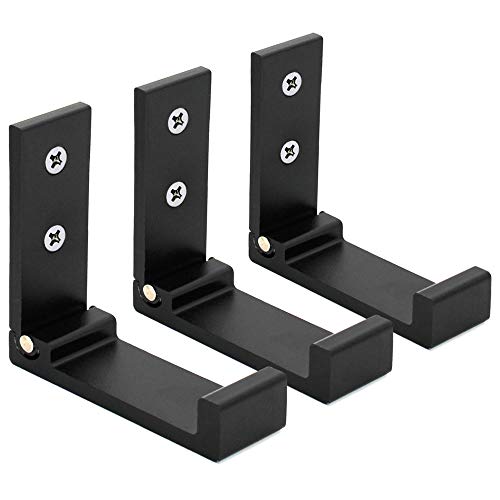 YOCZOX 3 Ganchos de Pared Plegables, de aleación de Aluminio, para Cocina, baño, Dormitorio