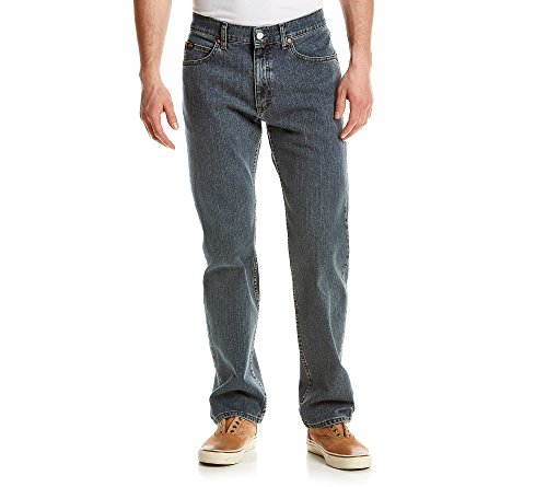 Image of Lee Men's Cotton Blend and Polyester Regular Fit Straight Leg Jeans