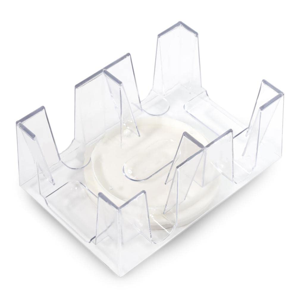 Drehbarer Kartenhalter – 360° Drehbar, Für 2 Oder 6 Decks, Glatte Oberfläche, Transparent, Stabil, Für Poker, Canasta & Sammelkarten