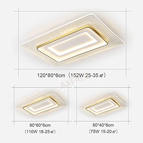 Lámpara de techo LED de metal y acrílico con iluminación creativa 7