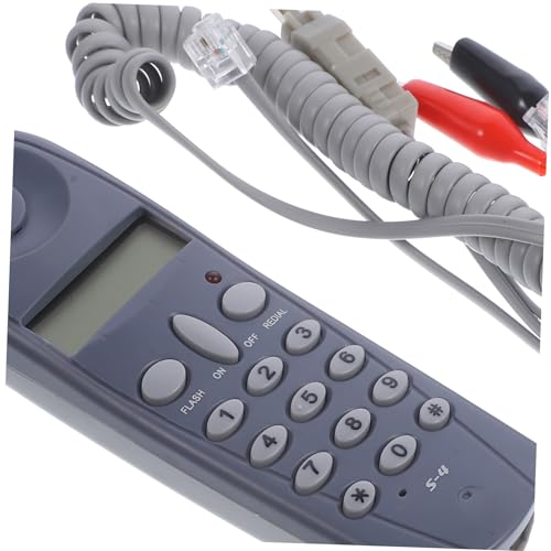 Luxshiny Phone Network Cable Tester Set Easy to Use Test Tool for Phone Devices Real Date Display Versatile for Home Office Industrial Applications Wide Compatibility 4