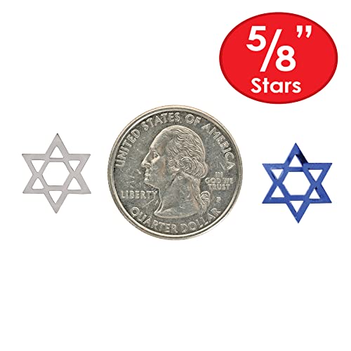Fanci-Fetti Star Of David (Blue & Silver) Party Accessory  (1 Count) (.5 Oz/Pkg) #TOP2