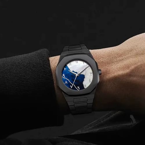 Image of PAPIO Men's Designer Analog Watch | Polycarbon Strap Wrist Watch | Arabic Dial Stylish Casual & Formal Watch for Men
