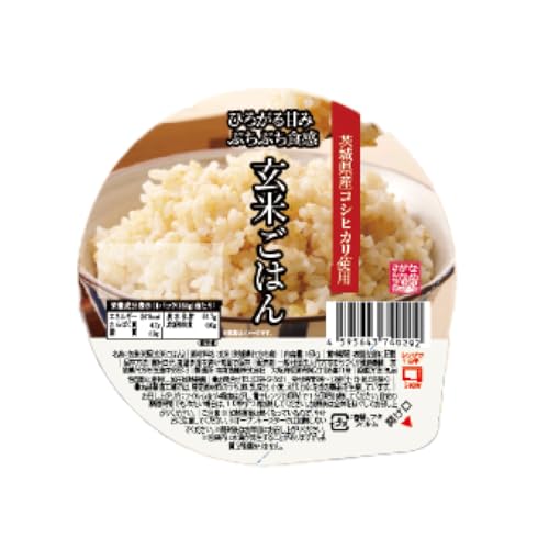 パックライス コシヒカリ 玄米 160g×18食(HE-6)
