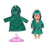 MaNeaz Vestiti per Bambole per New Born Babe Doll vestiti bambole vestiti per bambole reborn Abiti per Bambolotti 35-45cm con Appendiabiti Regali per Ragazze