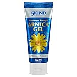 5kind Maximum Strength Arnica Gel 100ml - Fast Acting Arnica Gel for Bruising and Swelling - Intensive Montana Extract Bruise - Natural Muscle Rub for Runners, Muscles & Joints