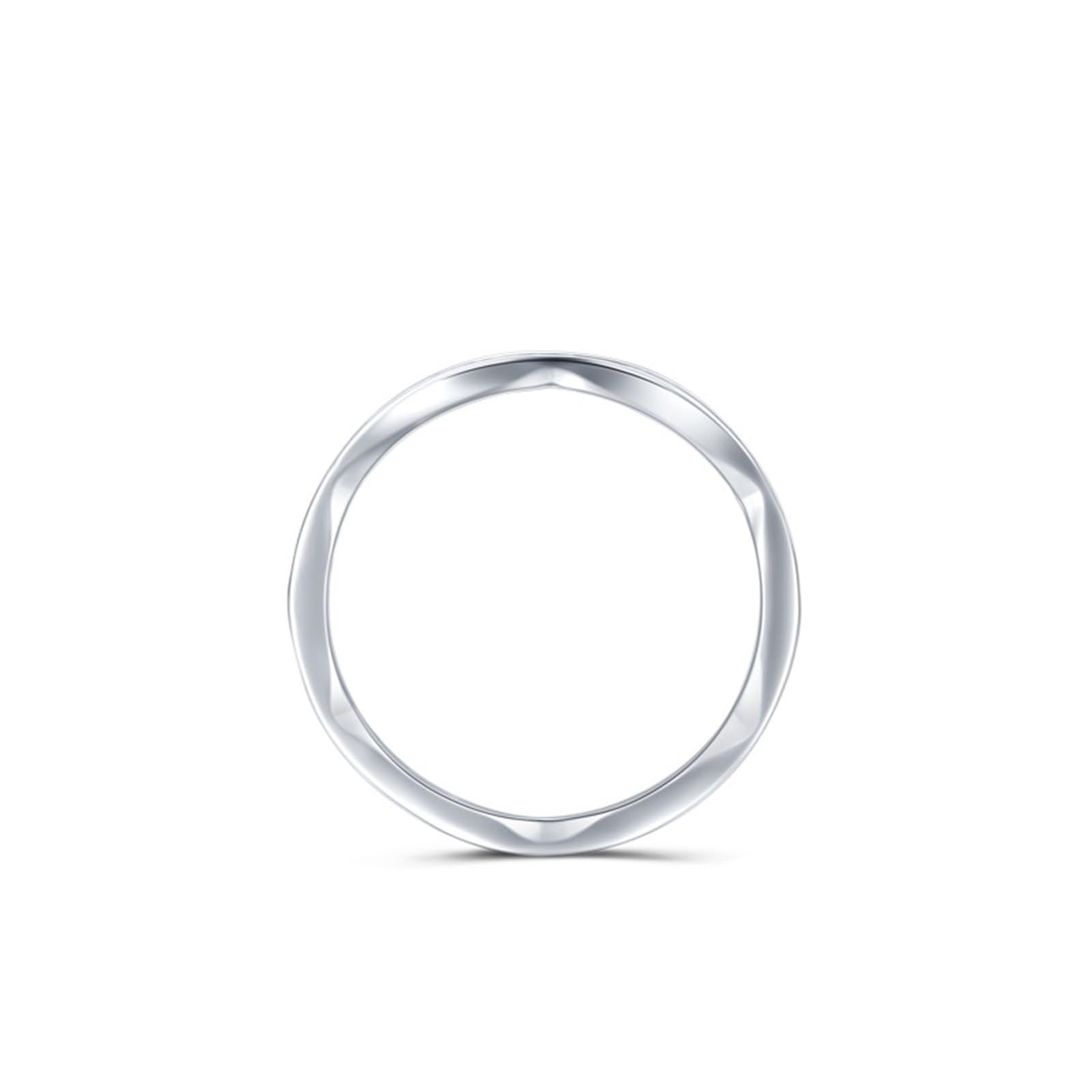 Anillo de oro blanco, diamante cultivado en laboratorio, anillos de compromiso, oro real, alianzas de media eternidad, anillo de oro para mujer