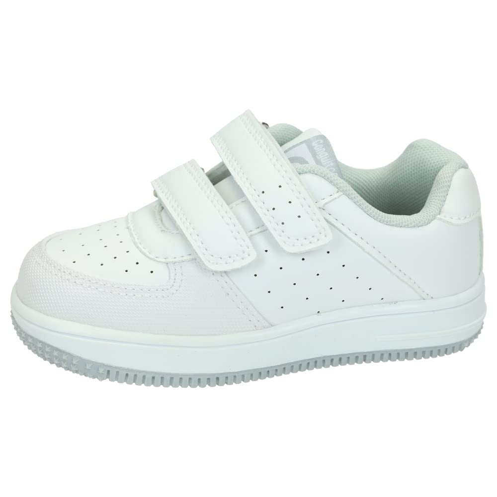 Conguitos Napa White-Grey, Zapatillas Unisex niños