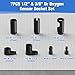 YEKEPRO 7Pcs O2 Oxygen Sensor Socket, Sensor Oil Pressure Sending Unit Removal Kit, Automotive 3/8