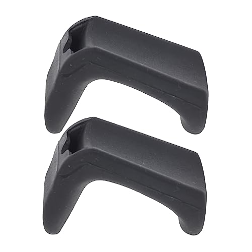 HANABASS Replace Your Old Clarinet Supply 2pcs Black Rubber Finger Rest Covers for Clarinet