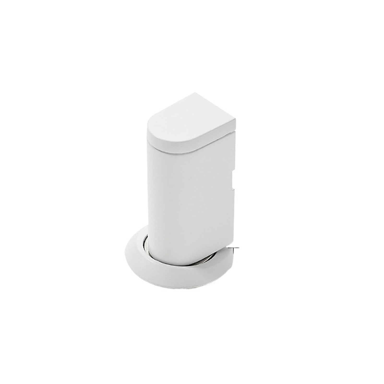 Door Stop Stainless Steel Door Stopper, Adjustable Nail-Free Holder, Hardware Anti-Collision Stop(White)