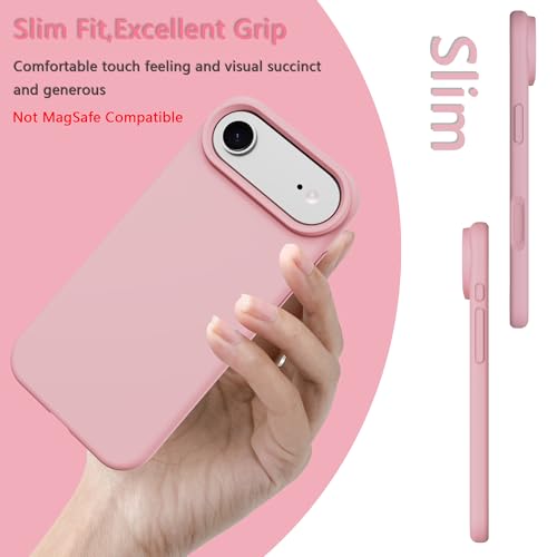 Image of iPhone air Case Silicone,Soft Microfiber Lining(Rose Pink)
