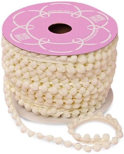 9 mm X 15yd Ivory Soft Ball Trim