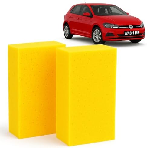 Pacote com 2 esponjas para lavagem de carro - esponjas grandes, e...