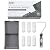 Luigi's 4-inch Small Paint Roller Set - Roller Sets for Painting - Paint Rollers and Trays Sets - Mini Gloss or Paint - Foam Small Roller and Tray Kit - Roller Brush for Painting - 6 Pack