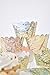 36 Vintage World Map Scalloped Paper Cupcake Wrappers. NOT a baking cup.
