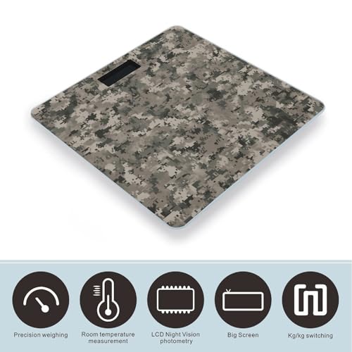 Báscula Digital de Baño Camuflaje Digital Army miniatura 3