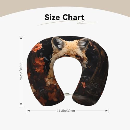 Almohada cuello en U espuma viscoelástica viaje lavable miniatura 4