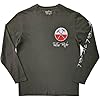 Pink Floyd T Shirt The Wall Hammers Logo Official Unisex Green Long Sleeve XL #1