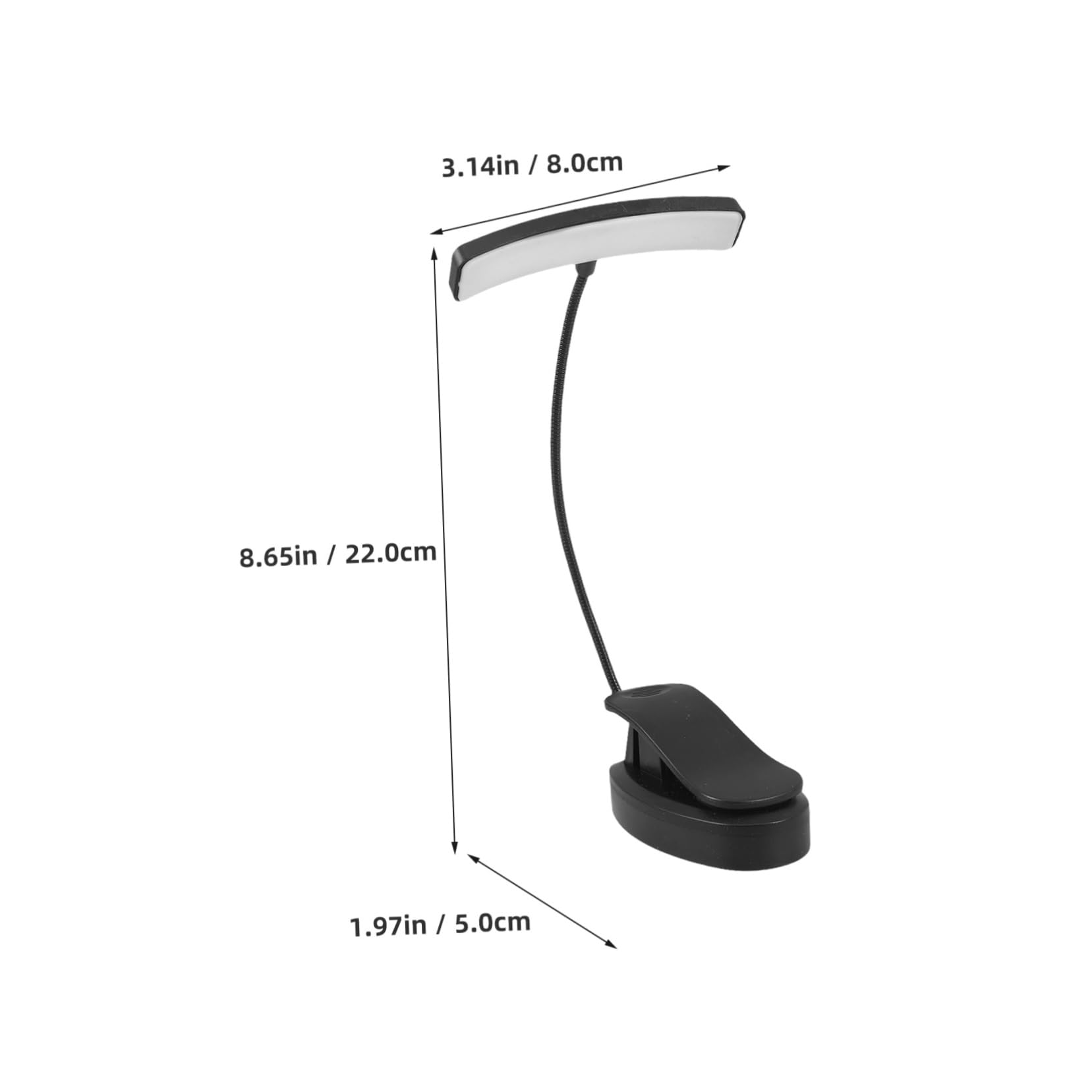 ibasenice Clip on Piano Sheet Music Light Led Reading Lamp Multi-Purpose Desk Lamp Music Stand Light Energy Efficient
