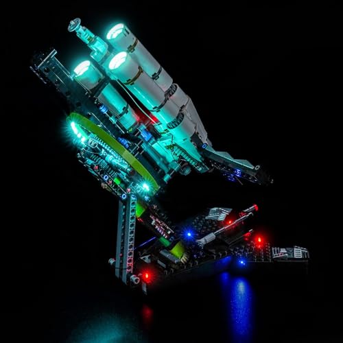 Image of LocoLee Light kit Compatible with Lego 11389 Project Hail Mary - Not Actual Model Only Lights, LED Lighting Compatible with Lego Hail Mary (RC Version)