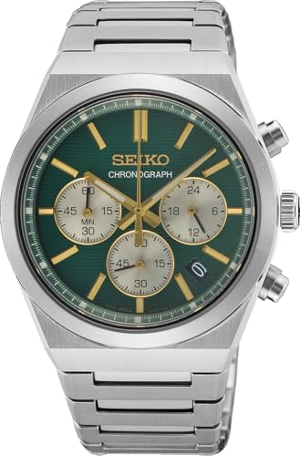 [ZCR[] SEIKO 1/5bNmOt NI[c CHRONOGRAPH QUARTZ Y rv SSB461P1 Tt@CAKX Vo[ COf [sAi]