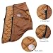 FANSU Hundemantel für Großer Hunde, 5-30KG Warme Hundejacke Winter Haustier Jacke Wattierte Kleidung (2XL, Braun)