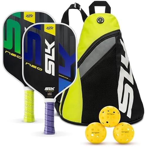 Selkirk Sport SLK Neo Pickleball Paddles Set of 2 + Pickleballs + Sling Bag