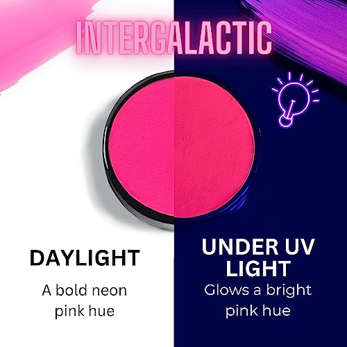 Image of Mehron Makeup Paradise FX - INTERGALACTIC, Water-Activated NEON UV GLOW Paint