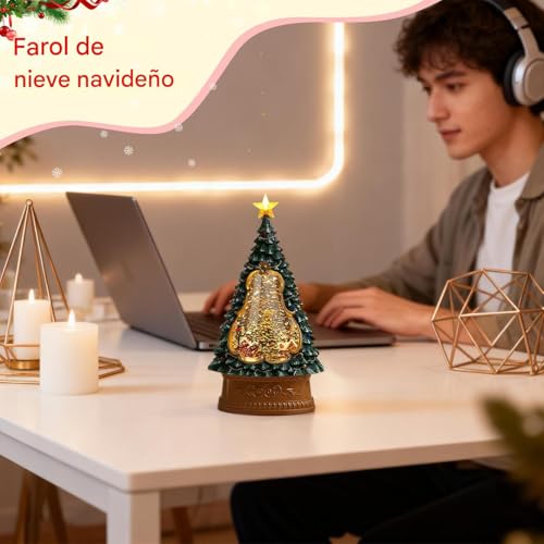 Globo de Navidad iluminado de Papá Noel para llenar de magia el dormitorio juvenil 3