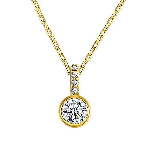 Collier pendentif rond en pierre transparente : l'éclat intemporel pour votre mariage