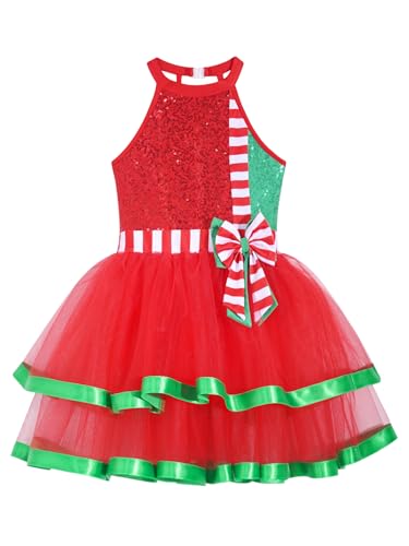 Disfraz de Navidad para niñas con tutú y lentejuelas miniatura 4