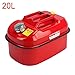 Produktbild ningxiao586 5L/10/20L Verdickt Benzinkanister Kraftstoffkanister Metall + Ausgießer Flexibel für Benzin und Diesel