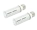 Bonlux 2-pack LED T10 Display and Cabinet light bulb 120 Volt Medium Screw Base Tubular LED - 10-Watt Incandescent Replacement Lamp(Daylight)