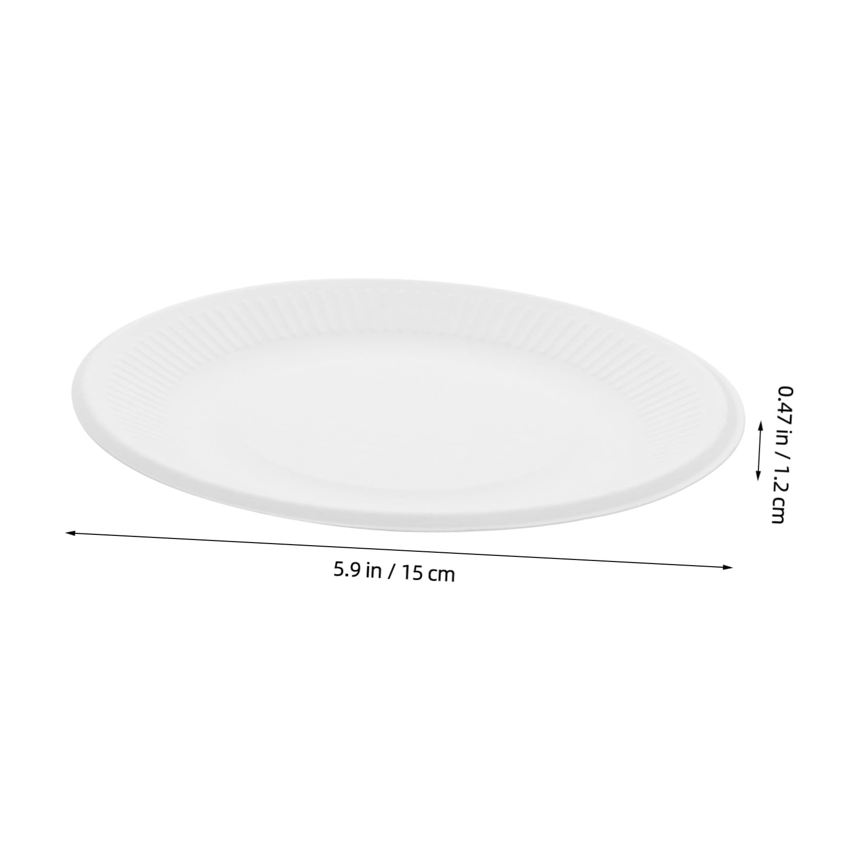OUNONA 200 Pezzi Piatti Torta Usa e Getta Spessi in Resistenti per Dolci Antipasti e Snack per Feste Compleanno e