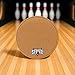 Strike Super Absorbent, Double-Sided Leather Bowling Shammy – Premium Cleaning Pad for Bowling Balls -Non-Scratch Oil Removing Bowling Towel - Round Soft Bowling Cleaner/Beige/TH