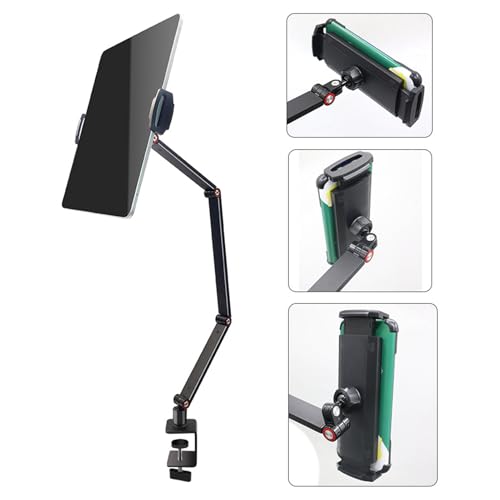 Support de tablette bras pliable support de table et portefeuille de téléphone long