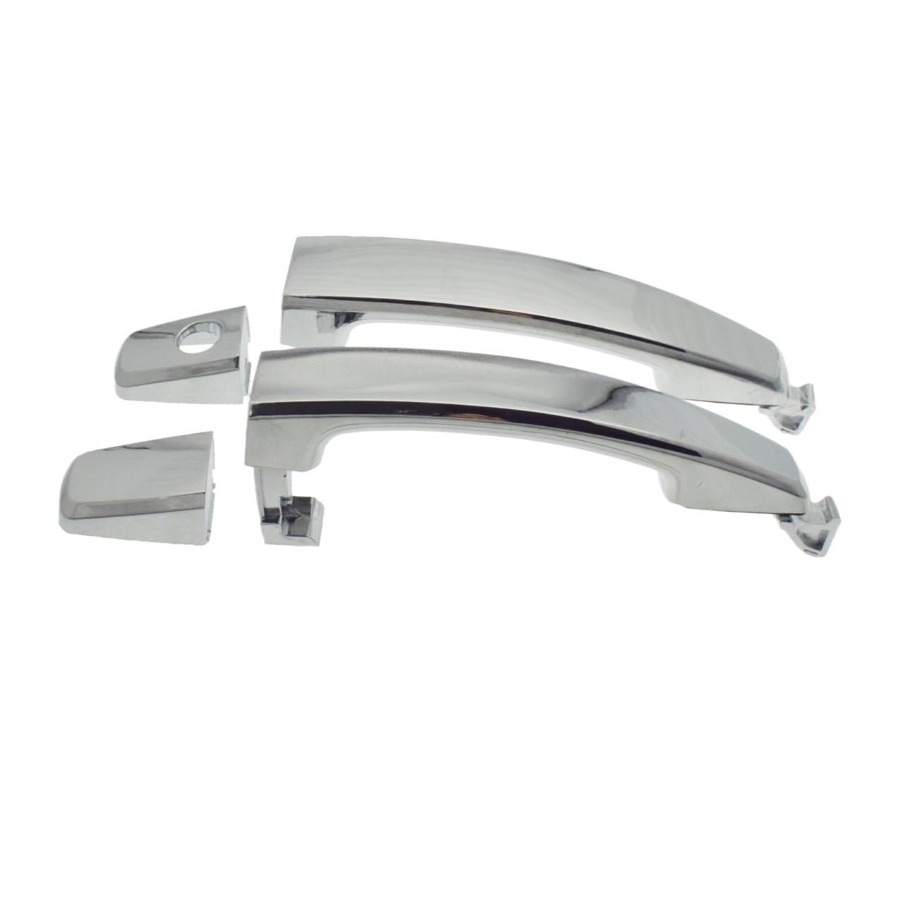 BIKKJBK Car Vehicle Door Handle Outside Exterior Door Handles W/Keyhole Front Rear Left Right for Aveo for Captiva 96468266 96468306 96468280 96468254