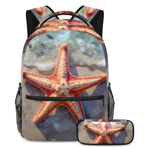 Sac à dos avec trousse ensemble de cartables scolaires enfants pour voyage et école