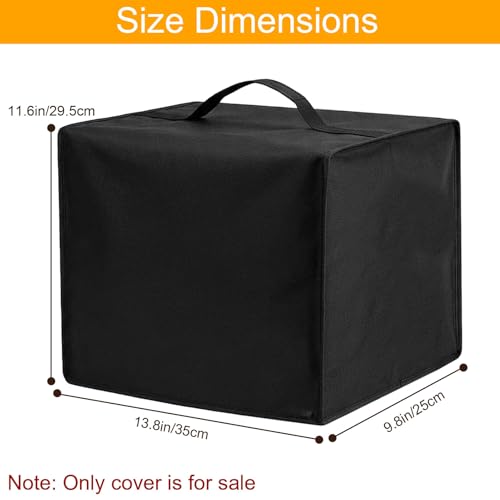 Image of Air Fryer Cover for Cosori 5 QT Air Fryer, Heavy Duty 600D Nylon Dust Proof 9.84 inchx13.78 inchx11.61 inch, Heat Resistant Oil Proof Protective Kitchen Appliance Cover with Top Handle