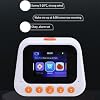 AI Intelligent Learning Robot, Type C Time Manager Reminder 2 in 1 with Voice Multifunctional Translation Early Education Machine, AI Desktop Robot with User Manual