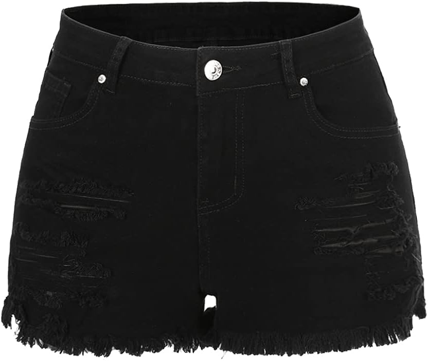 Ladies Jean Shorts Denim Shorts H&m Retro Womens Blue Shorts Faded