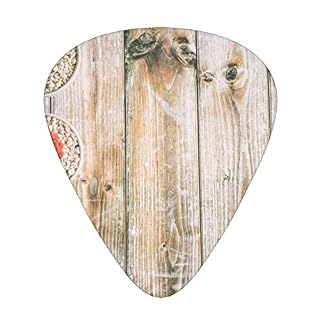 Lot de 12 médiators en bois pour guitare électrique, acoustique ou basse, avec accessoires de guitare de 0,46 mm, 0,71… - Les Beatles, Paul McCartney, John Lennon, RIngo Starr, George Harrison