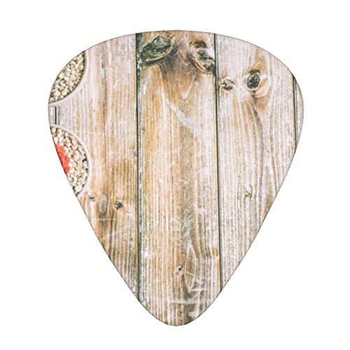 Lot de 12 médiators en bois pour guitare électrique, acoustique ou basse, avec accessoires de guitare de 0,46 mm, 0,71… - Les Beatles, Paul McCartney, John Lennon, RIngo Starr, George Harrison Lot de 12 médiators en bois pour guitare électrique, acoustique ou basse, avec accessoires de guitare de 0,46 mm, 0,71…
