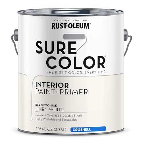 Rust-Oleum 380220 Linen White Sure Color Interior...